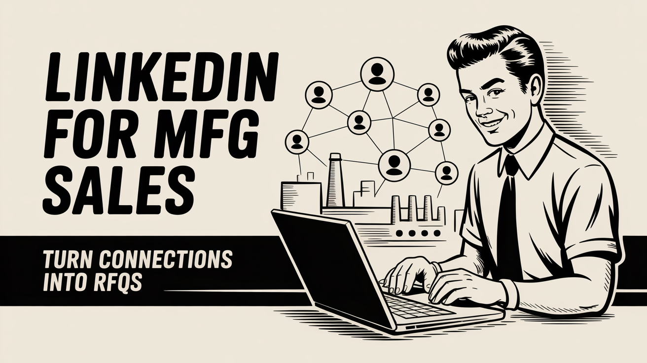 LinkedIn para equipos de ventas industriales: de contactos a RFQs reales