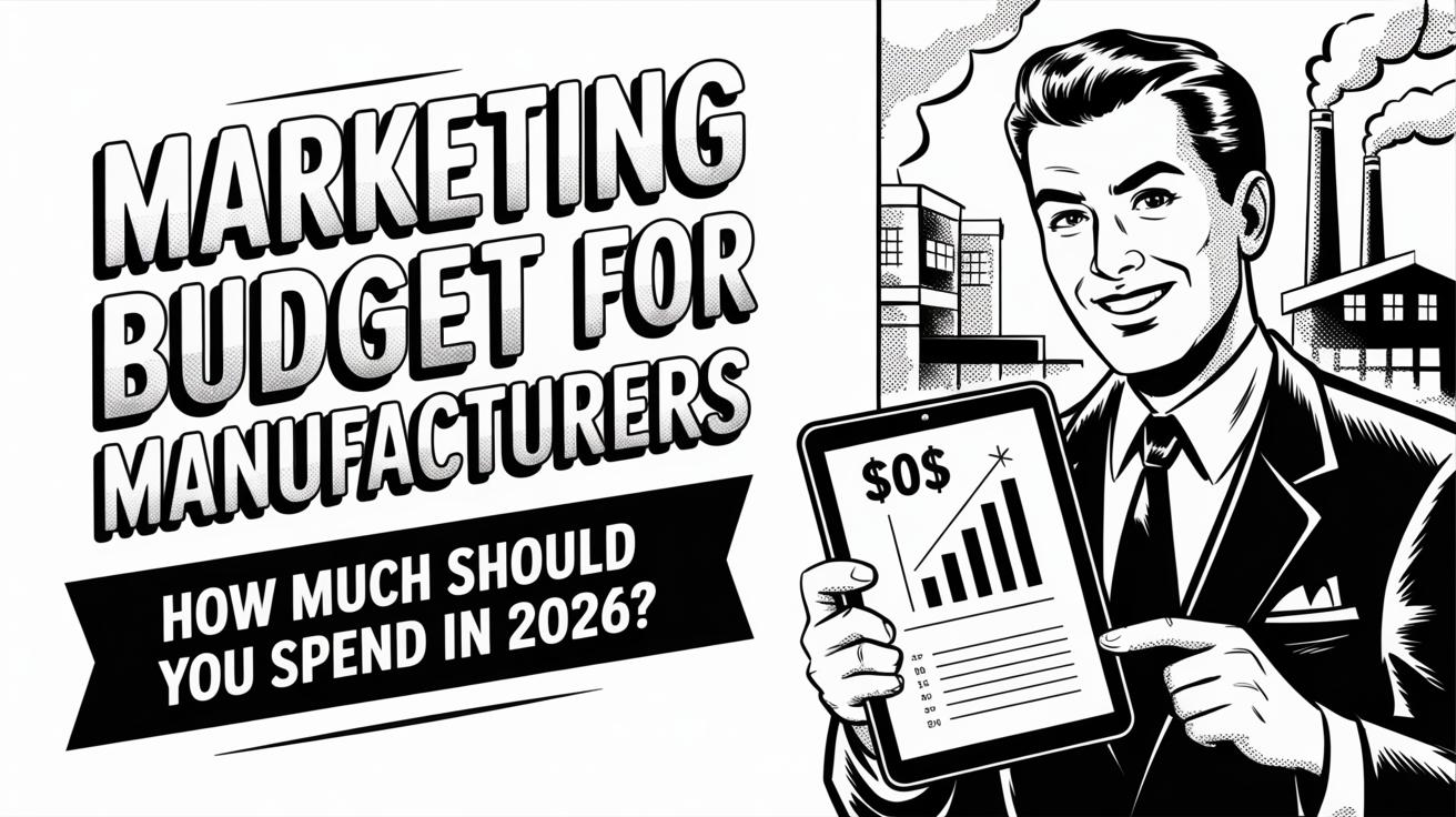 Marketing Budget for Manufacturers: How Much Should You Spend in 2026?