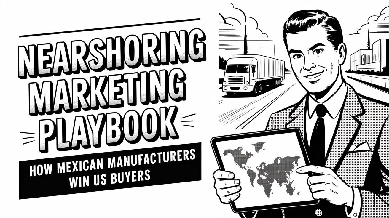 How Mexican Manufacturers Win US Buyers: A Nearshoring Marketing Playbook