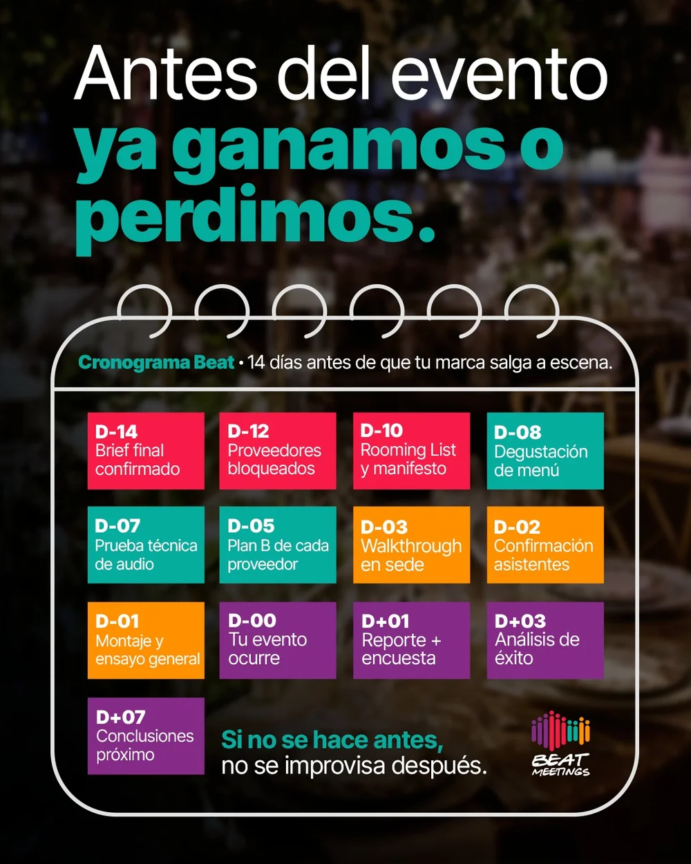 Beat Meetings campaign visual