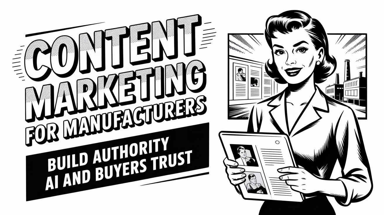 Content Marketing for Manufacturers: How to Build Authority That AI and Buyers Trust