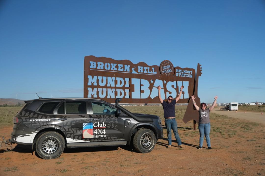 Club 4X4 Ford Everest at 2023 Mundi Mundi Bash