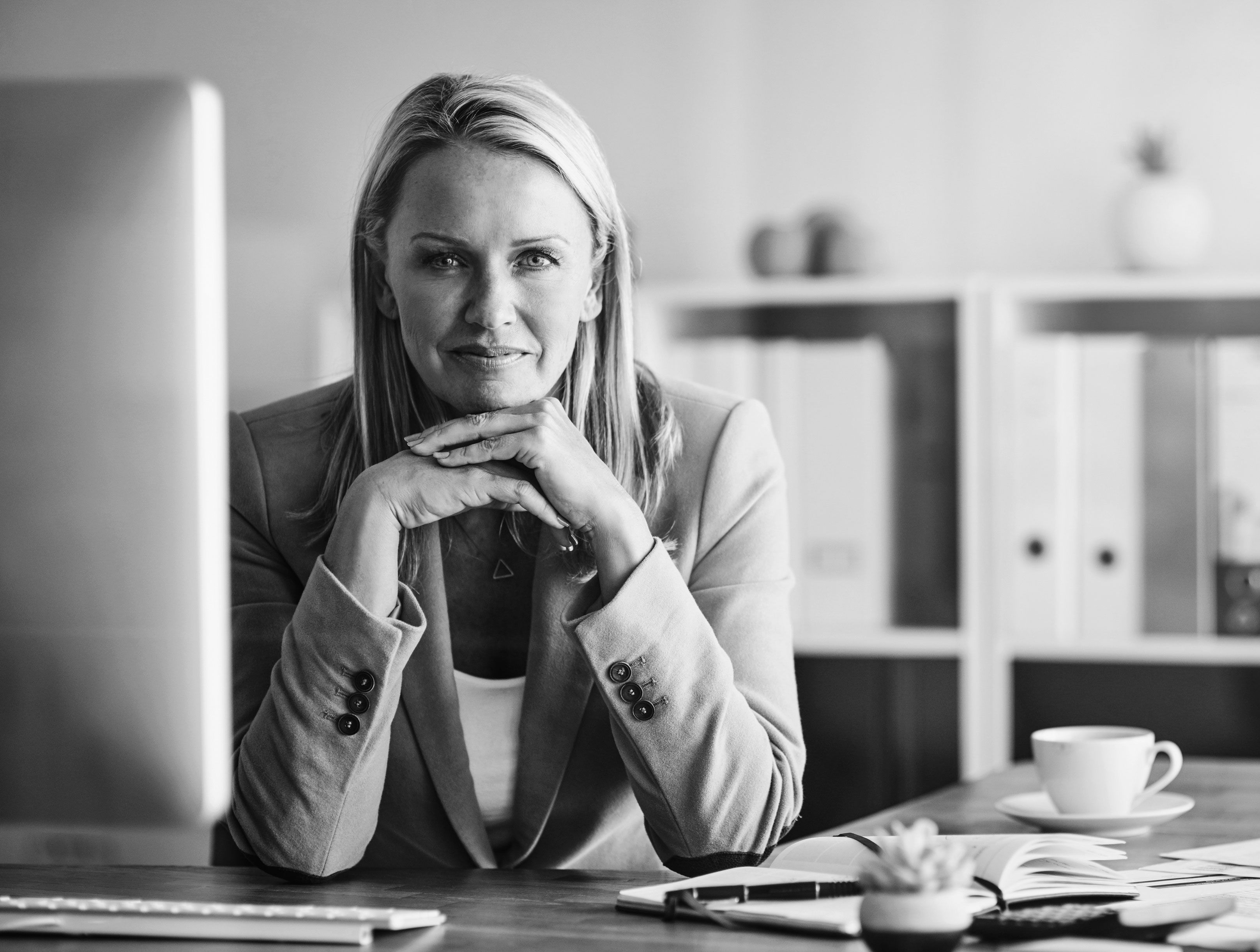 Woman at desk