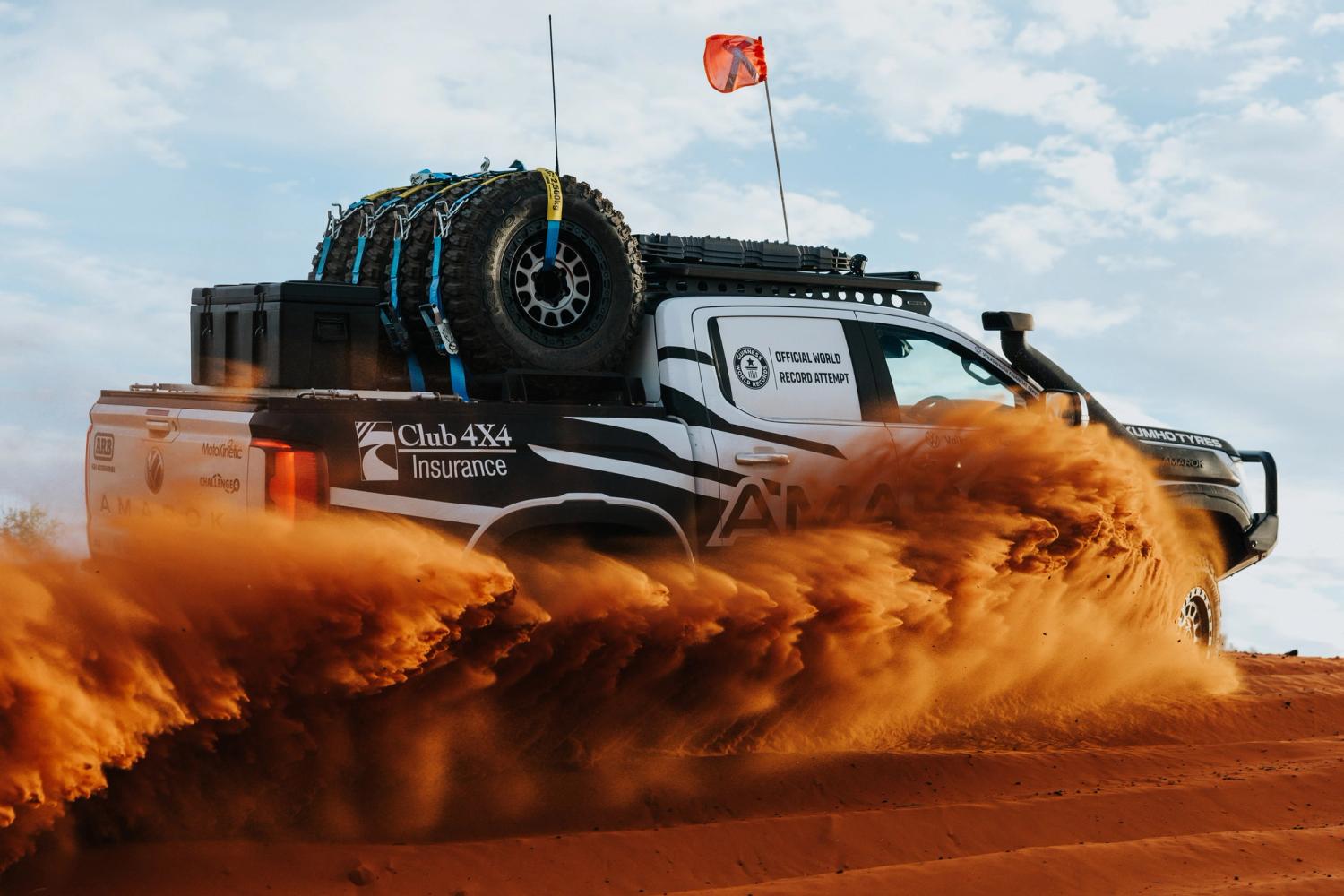 volkswagen australia amarok world record challenge off-road 4wd