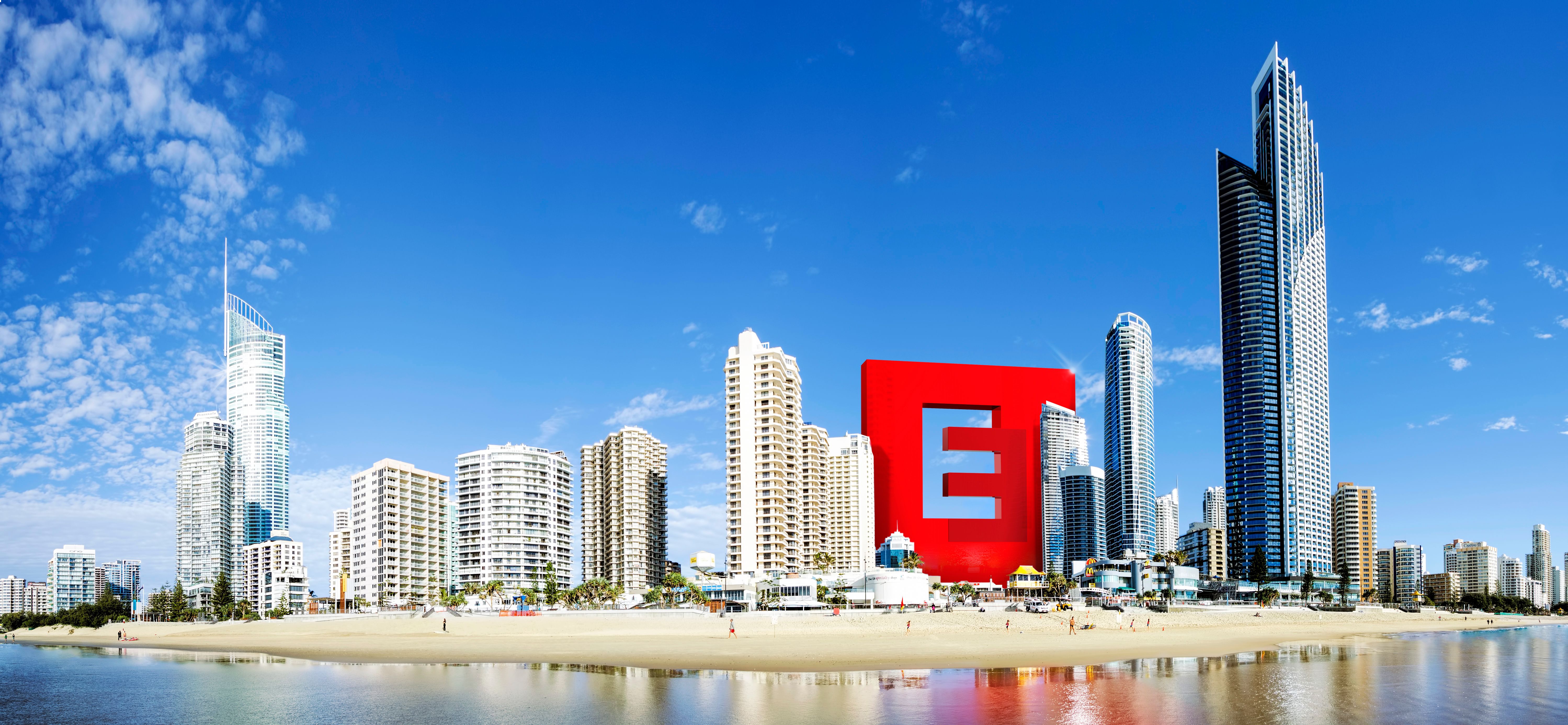 Envest logo in the middle of the gold coast