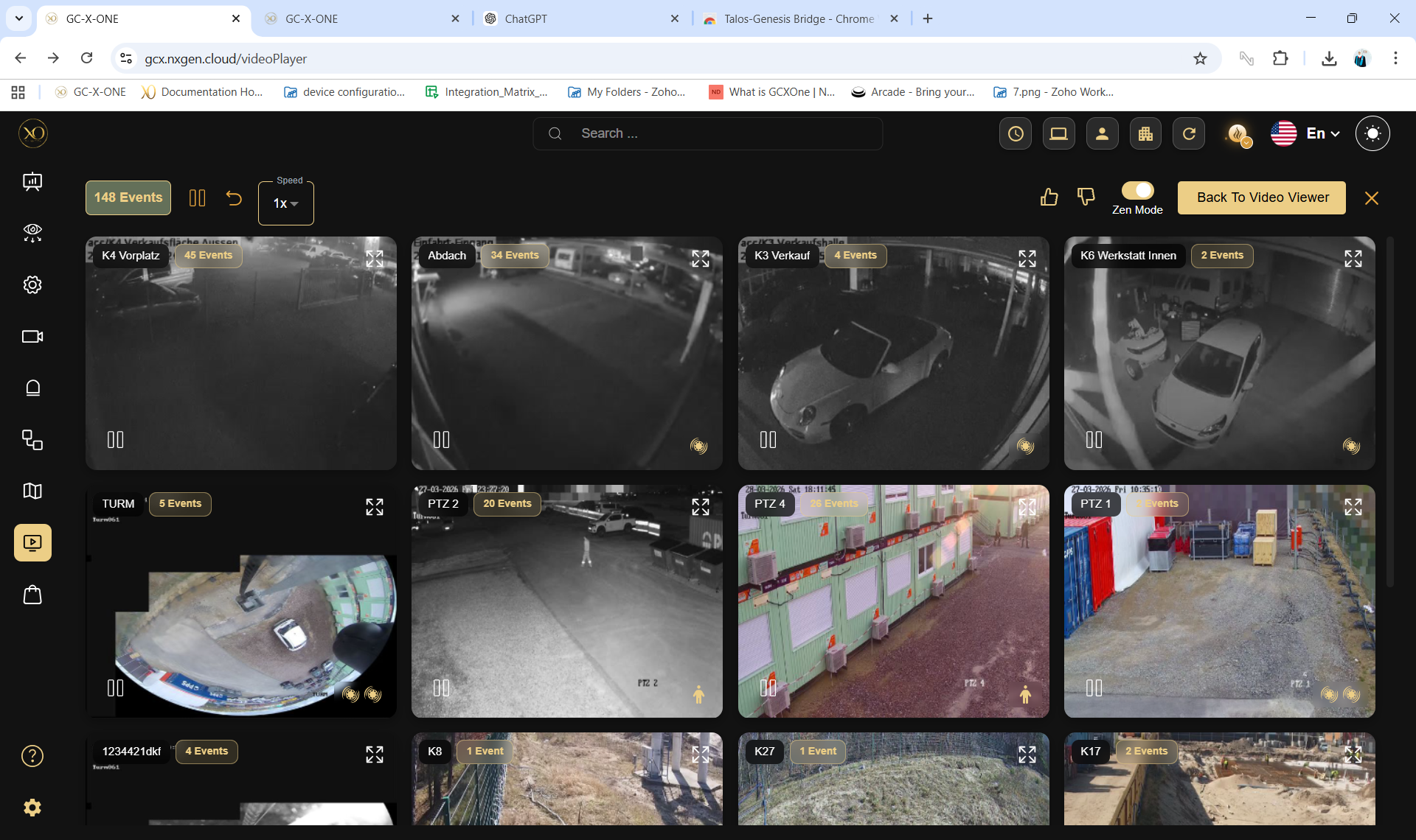 Live View grid