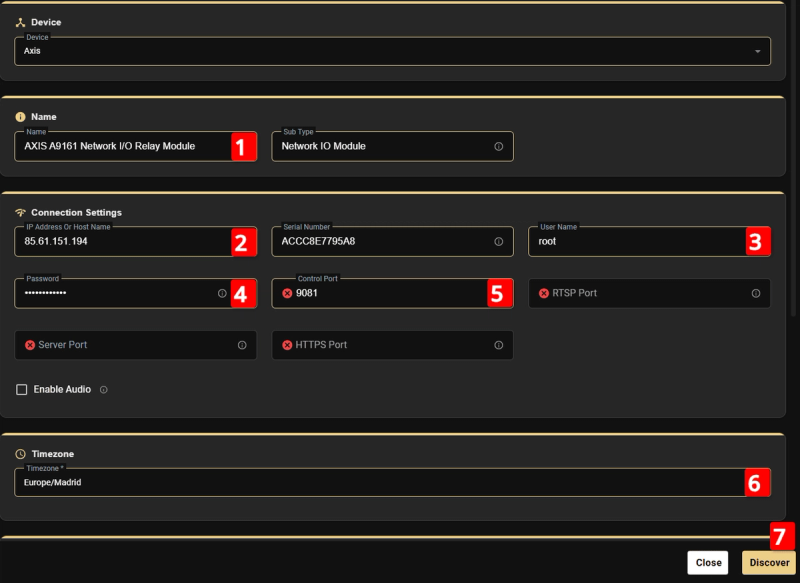 Axis Communications Family Integration Guide