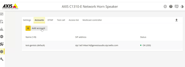 Axis Communications Family Integration Guide