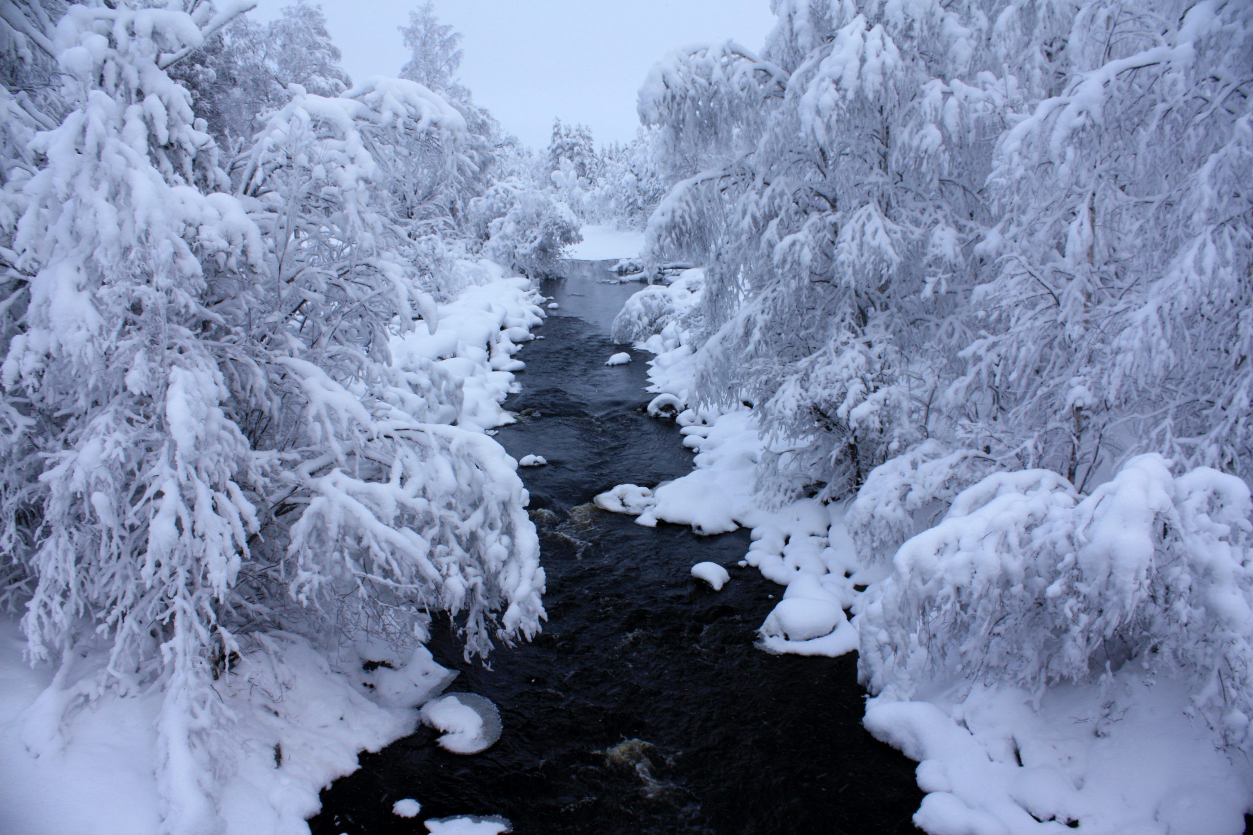 Loma Suomen talvessa