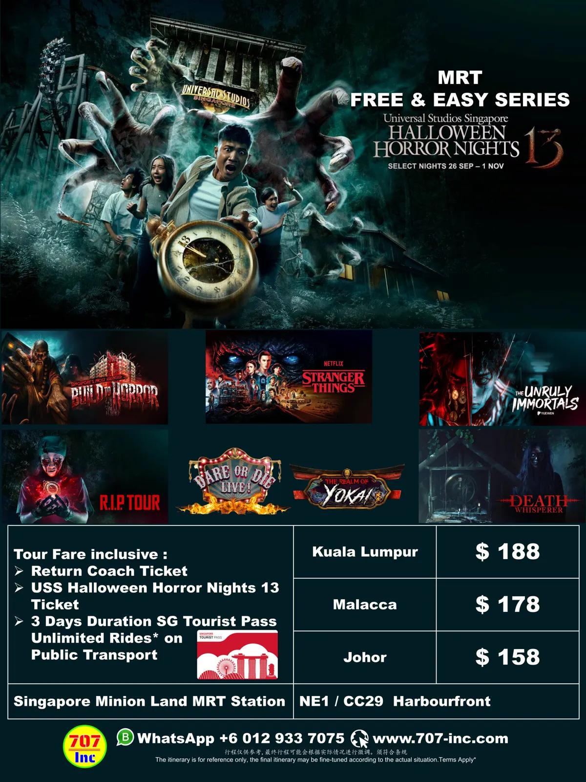 MRT Free & Easy Series 2026 @ USS Halloween Horror Nights 13