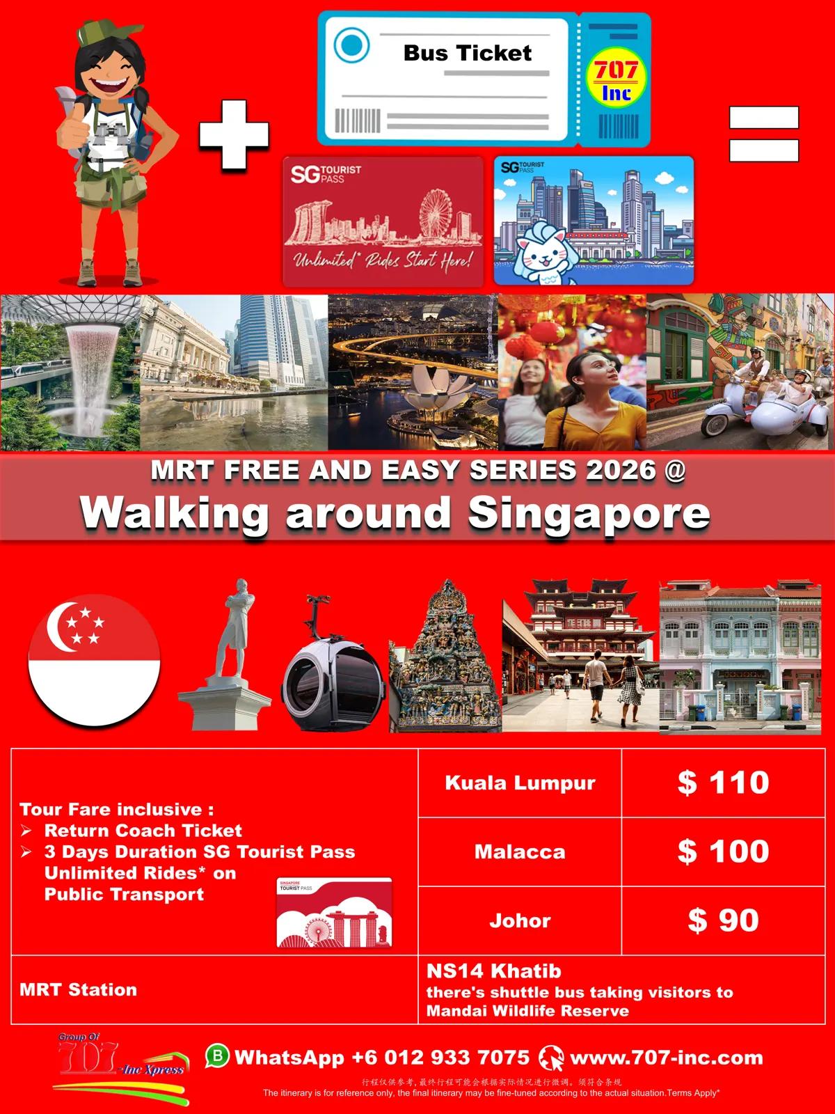 MRT Free & Easy Series 2026 @ Walking around Singapore