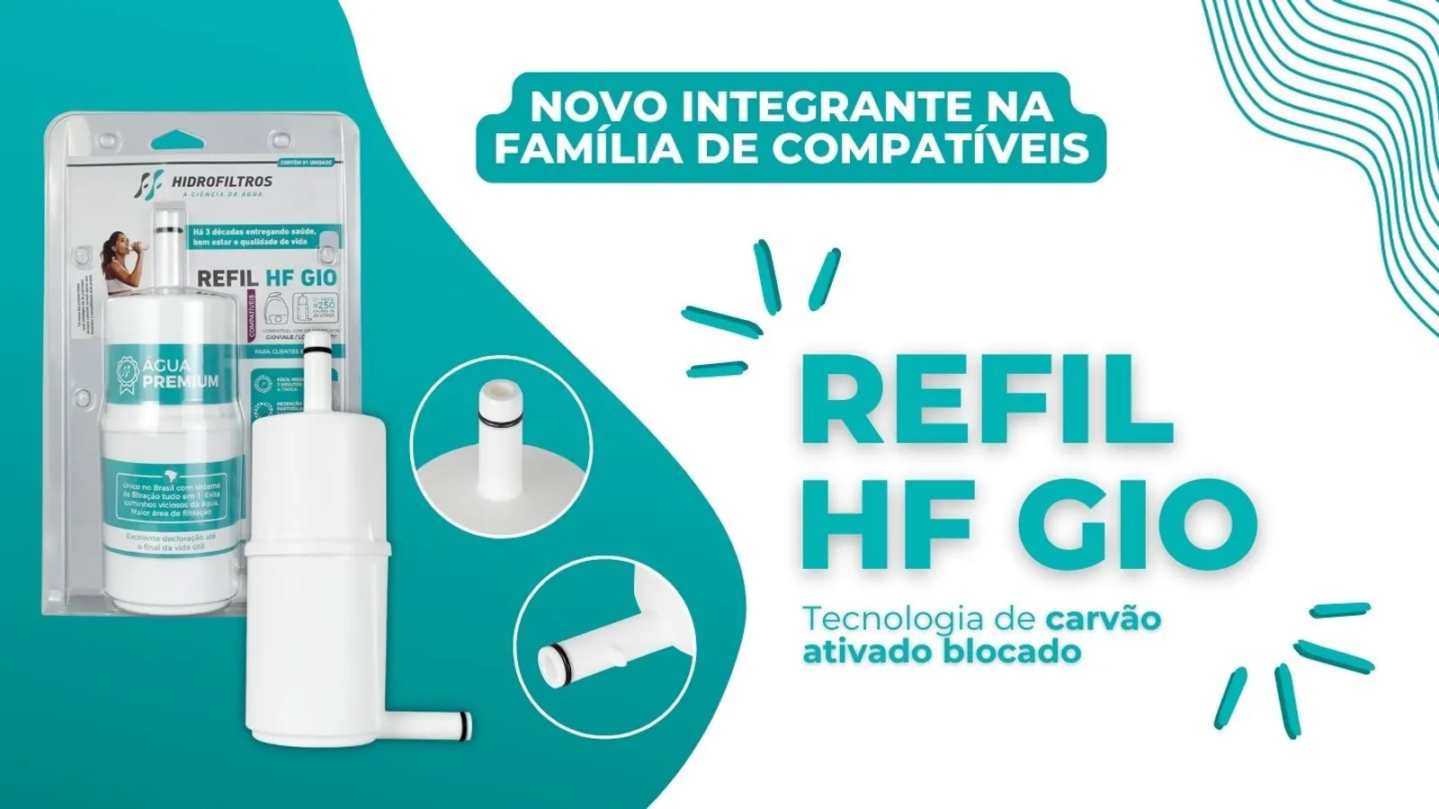 LANÇAMENTO REFIL HF GIO