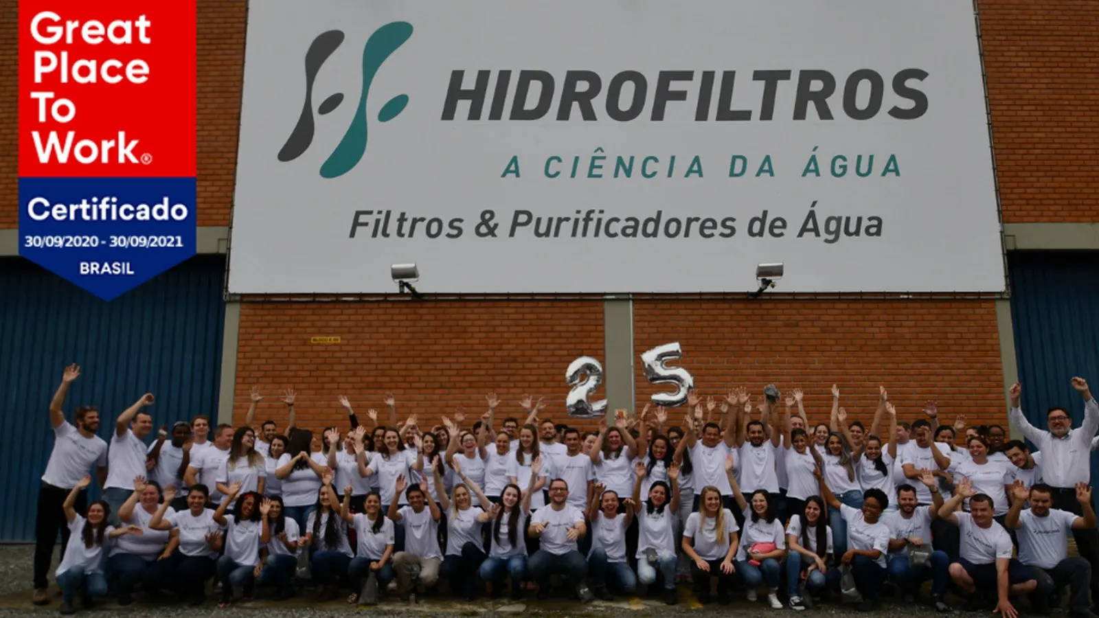 Hidrofiltros é reconhecida como uma Great Place To Work