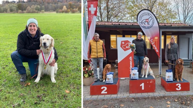 Herzliche Gratulation an Gabi – Retriever-Schweizermeisterin 2025