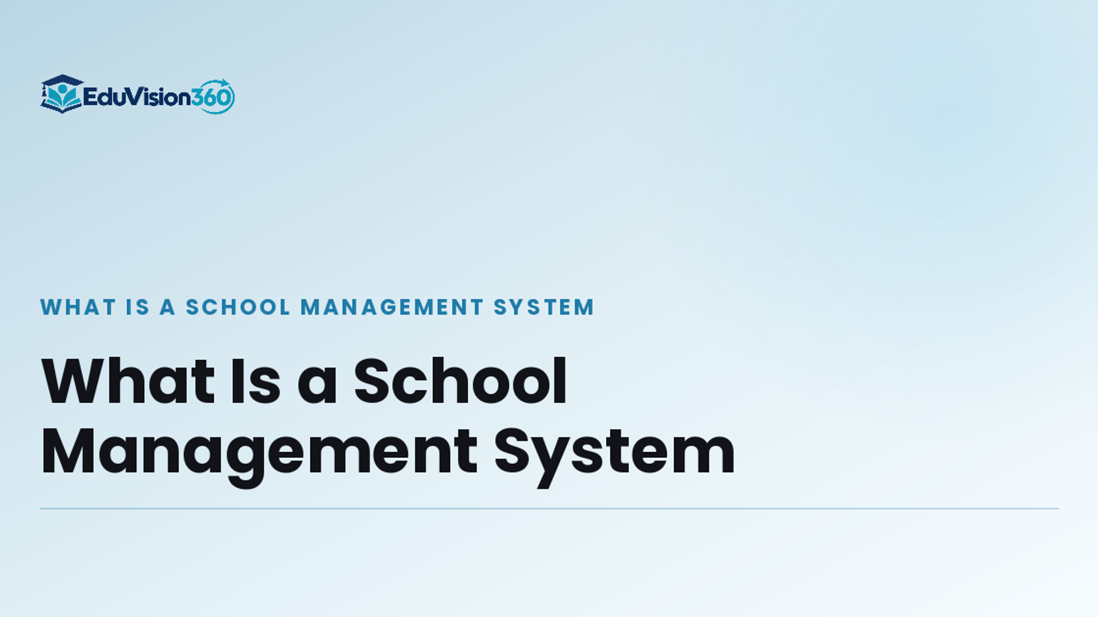 Cover image: What Is a School Management System