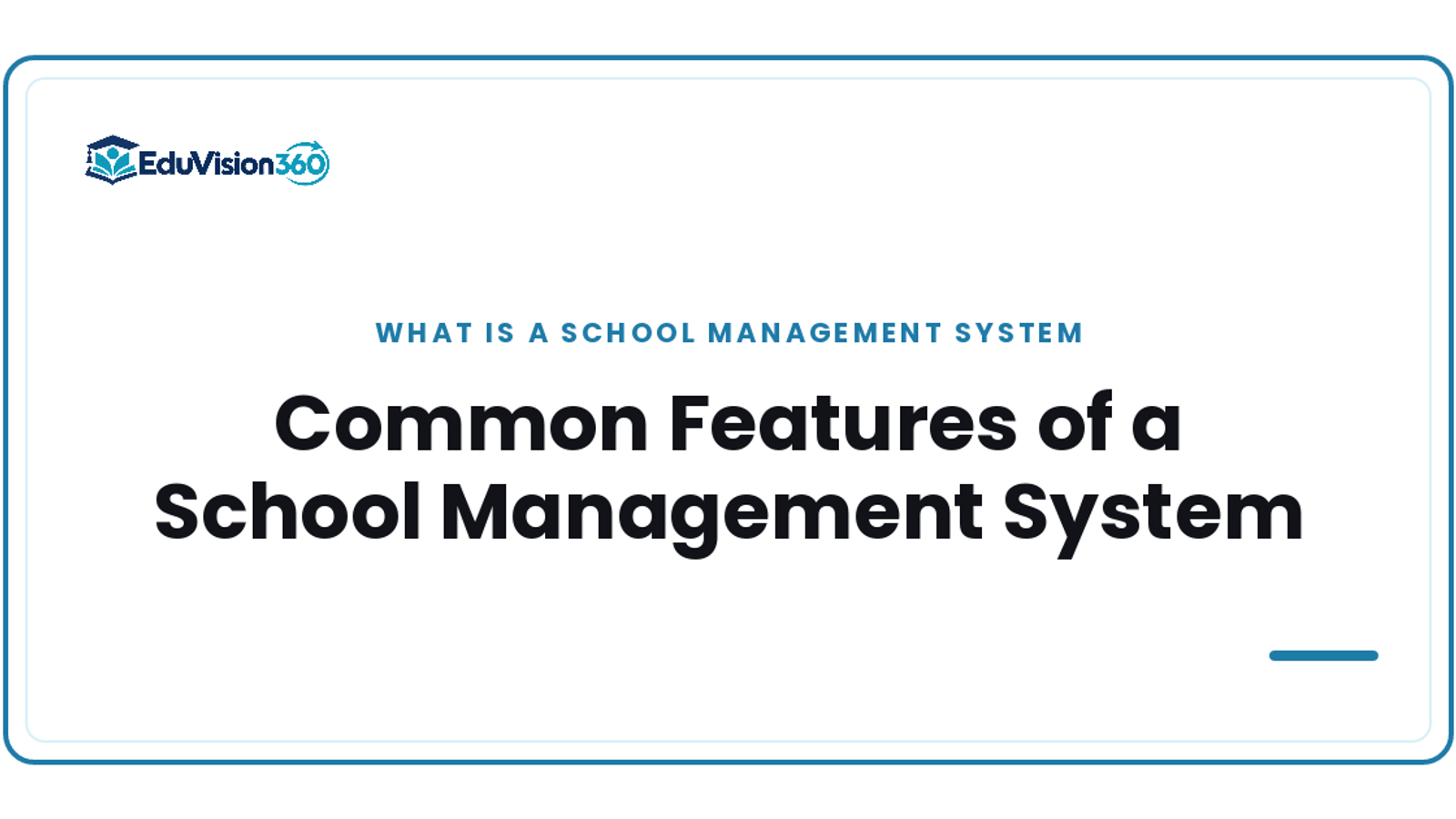 Cover image: Common Features of a School Management System