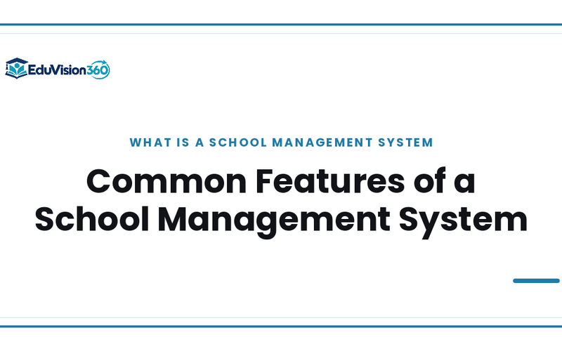 Cover image: Common Features of a School Management System