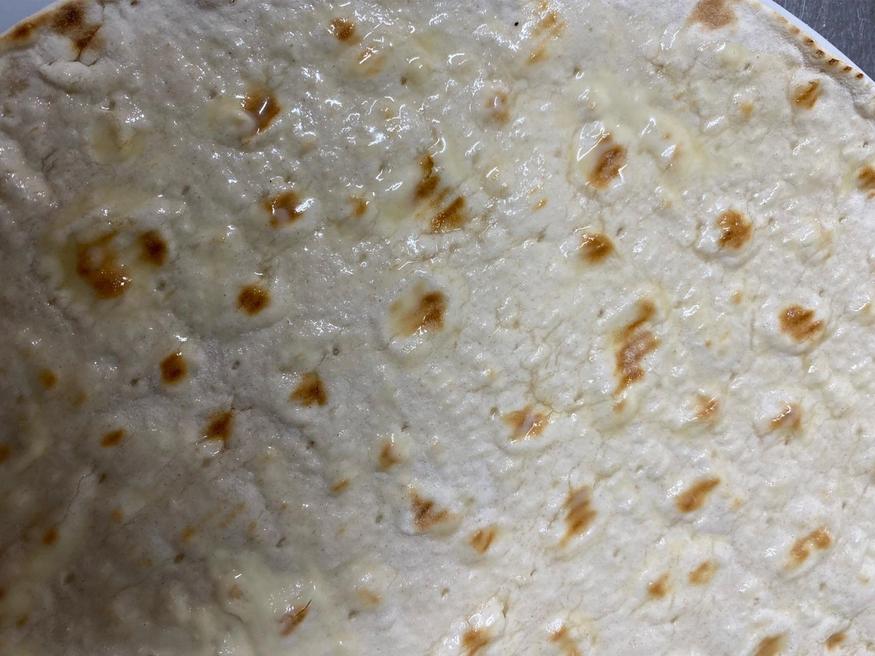 Smörat tunnbröd Smörat tunnbröd