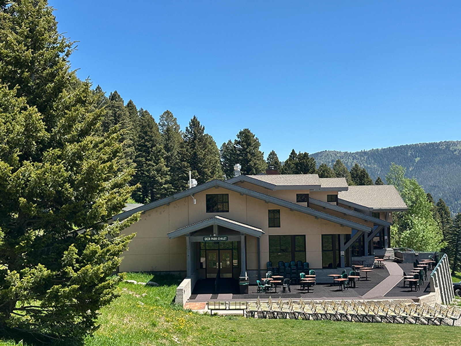 Deer Park Chalet in the Summer