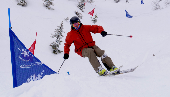 Slushy Slalom - Skier