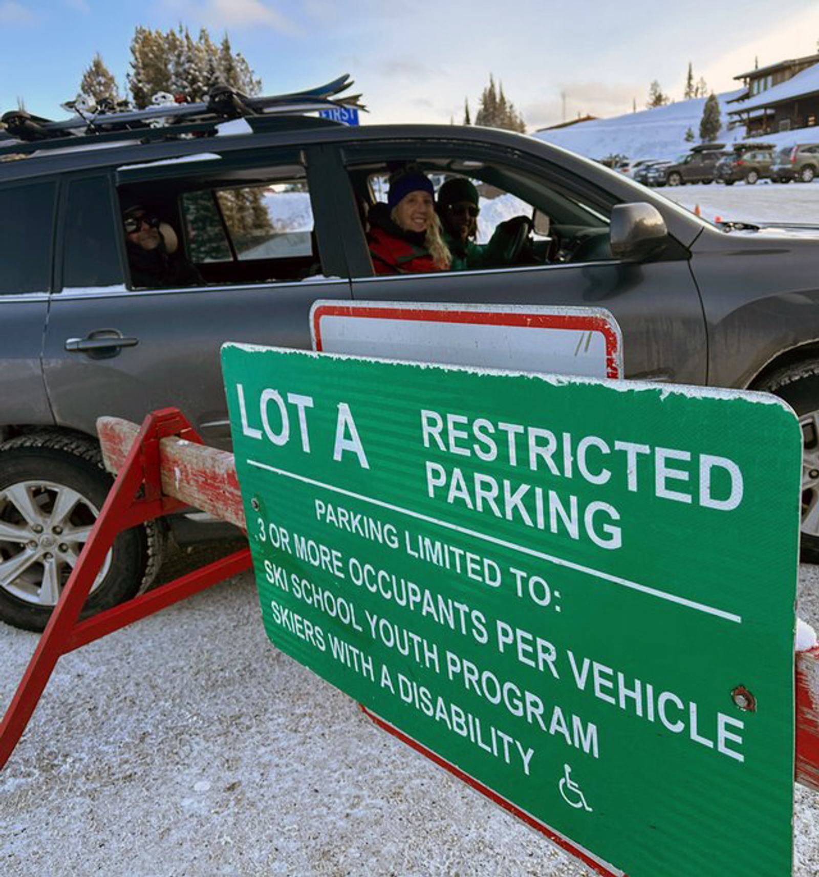 Bridger Bowl Parking at A Lot
