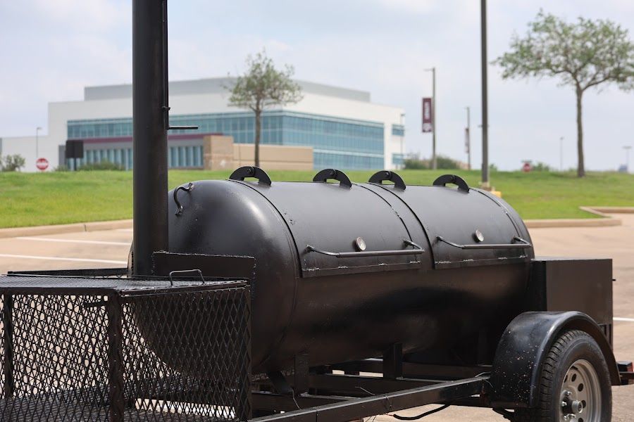 The Smoker Team's trailer smoker