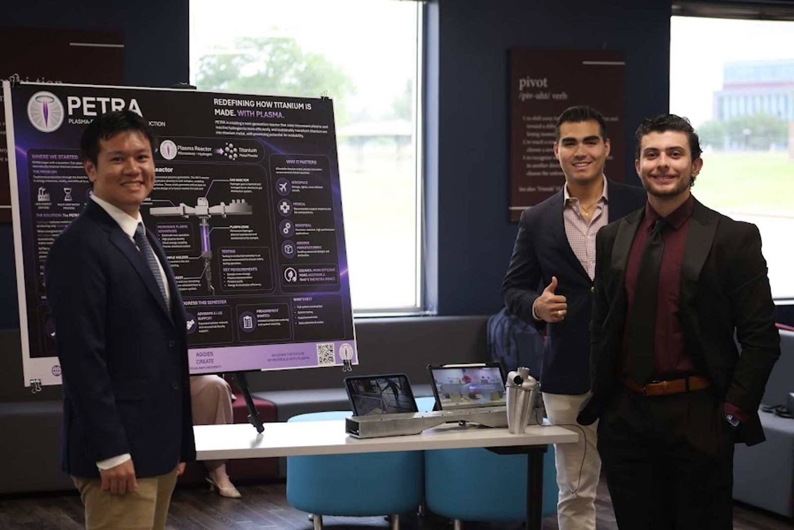 The PETRA team at Innovation Expo