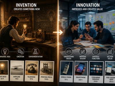 The Difference Between Invention and Innovation