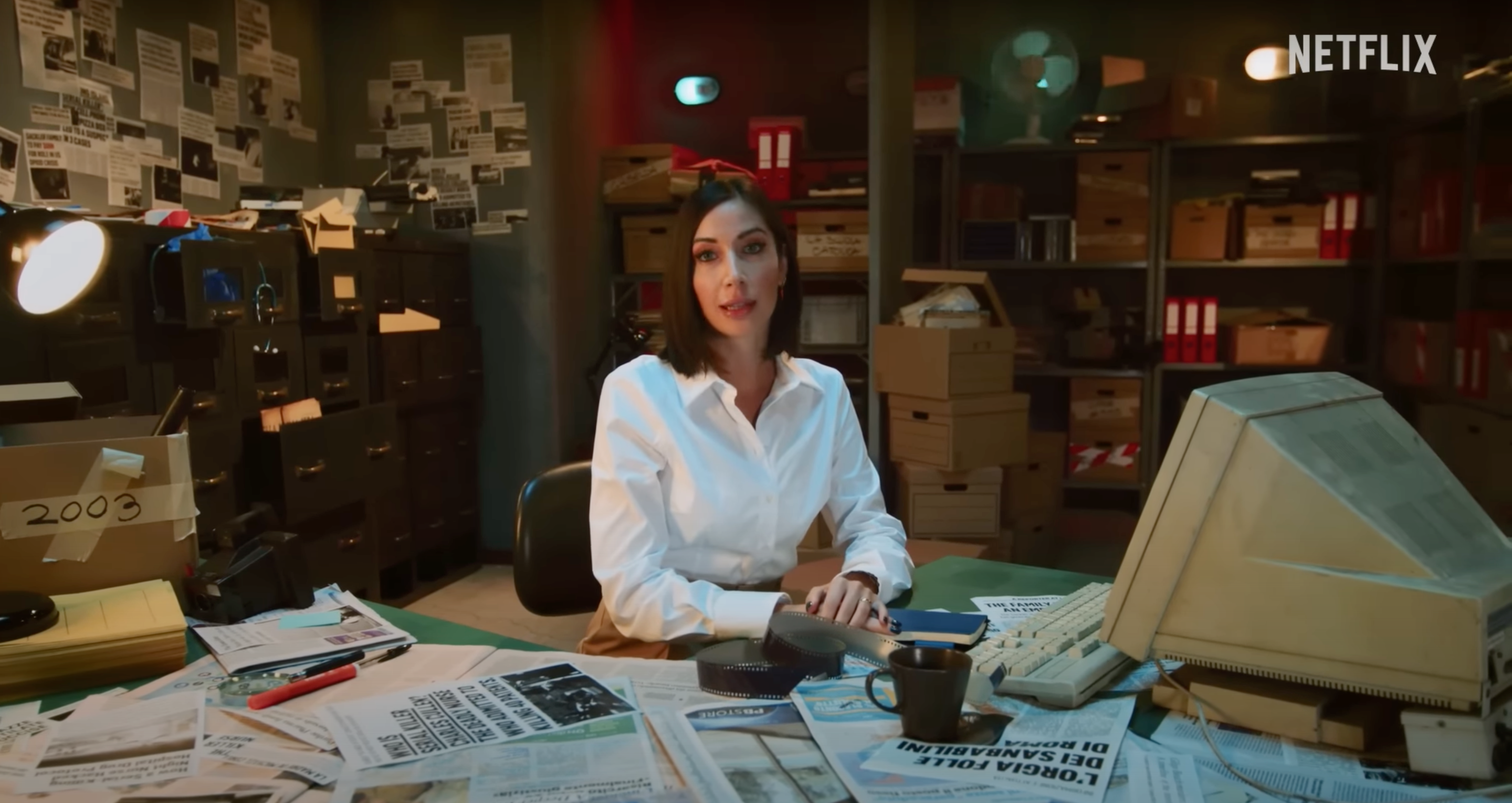 Elisa True Crime 2 - Scenografia realizzata per Netflix Italia da Veronica Molteni, Scenografa e Set Designer