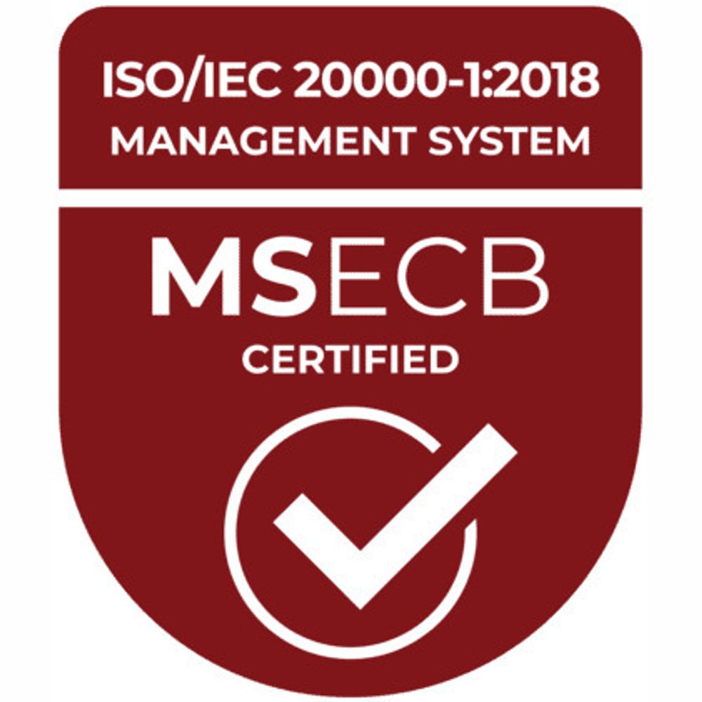 ISO/IEC 20000-1: 2018 Information Technology Service Management System