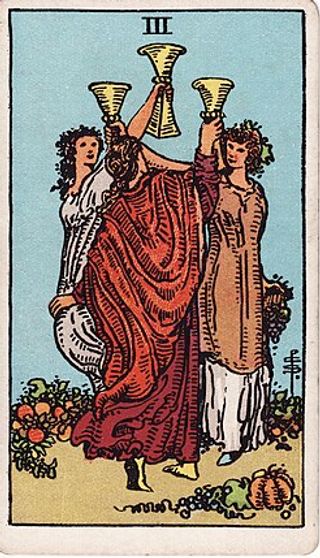 Three of Cups Tarot Card Meanings