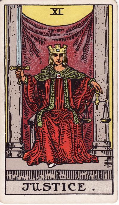Justice Tarot Card Meaning – Truth, Law & the Sacred Balance