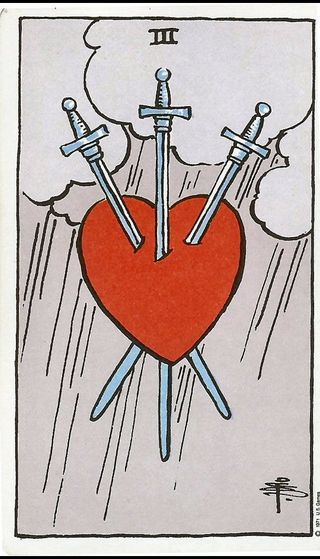 Three of Swords Tarot Card Meanings