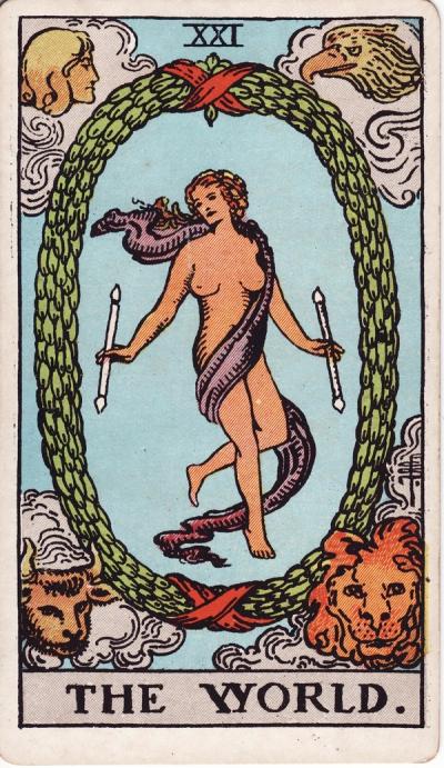 The World Tarot Card Meaning – Completion, Wholeness & Cosmic Integration