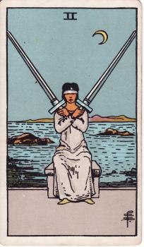 Two of Swords Tarot Card Meaning