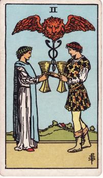 Two of Cups Tarot Card Meaning