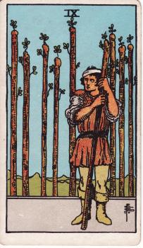 Nine of Wands Tarot Card Meaning
