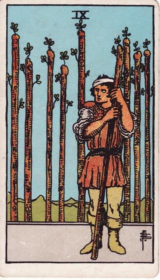 Nine of Wands Tarot Card Meanings