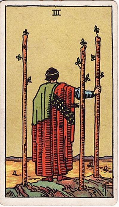 Three of Wands Tarot Card Meanings - 3