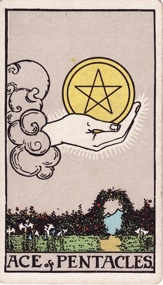 Ace of Pentacles Tarot Card Meanings