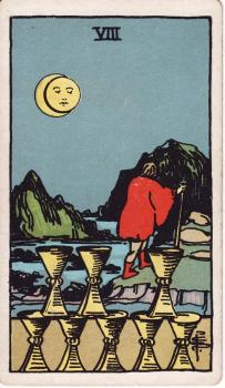 Eight of Cups Tarot Card Meaning