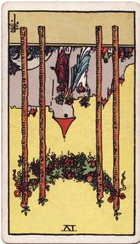 The Ultimate Guide to the Four of Wands Reversed Tarot Card (Love, Career & More)