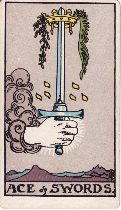 Ace of Swords Tarot Card Meanings - 1