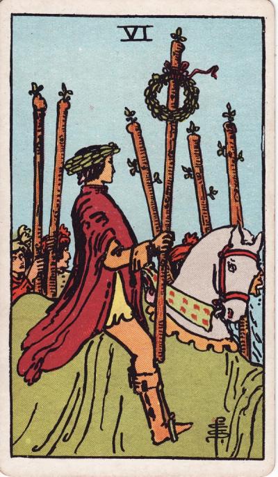 Six of Wands Tarot Card Meanings - 6