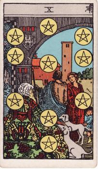 Ten of Pentacles Tarot Card Meaning