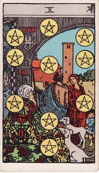 Ten of Pentacles Tarot Card Meanings