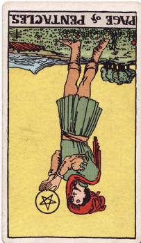 Reversed Page of Pentacles Tarot Card Meaning: Ultimate Guide