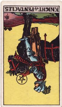 Reversed Knight of Pentacles Tarot Card Meaning: Ultimate Guide