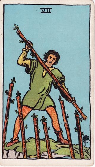 Seven of Wands Tarot Card Meanings