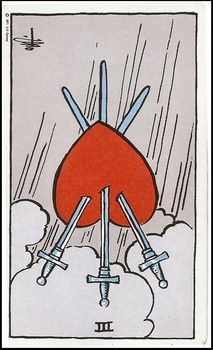 Reversed Three of Swords Tarot Card Meaning (Love & Career)